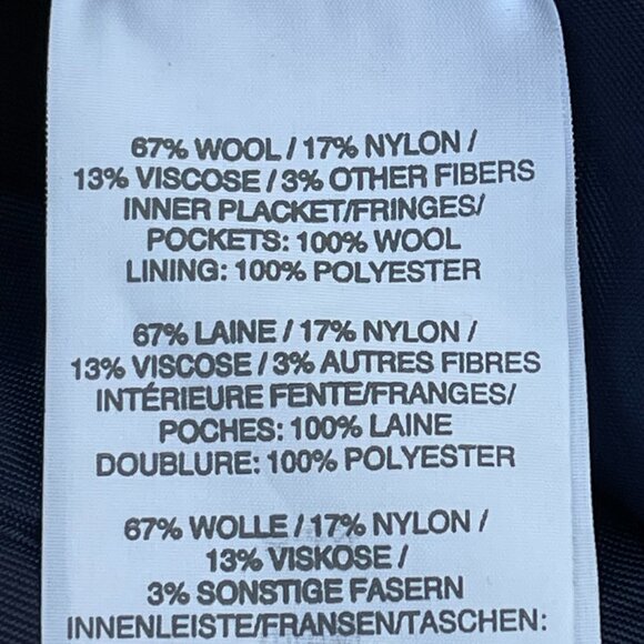 J.Crew XXS Tweed Fringe Lady Jacket – Chic Bouclé Blazer - Black Blue Silver - Picture 11 of 14